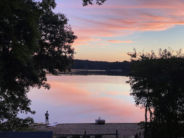 View from Deck overlooking the pond