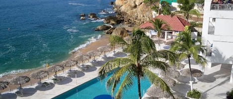 Your place in the Acapulco sun is here! Cabana, pools, palapas, snorkle beach