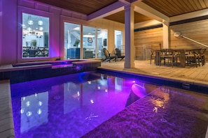 Private Beachfront Pool and Furnished Pool Deck