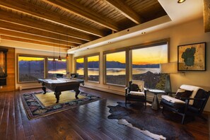 Sitting Area Next to Pool Table