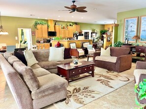 The perfect "No, I'm not getting up" sectional.