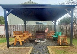 Fire pit area -