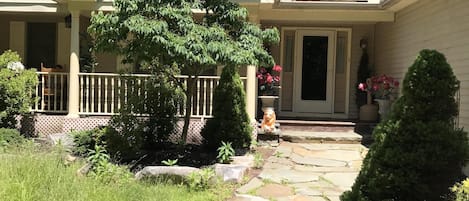 Front Entrance and porch