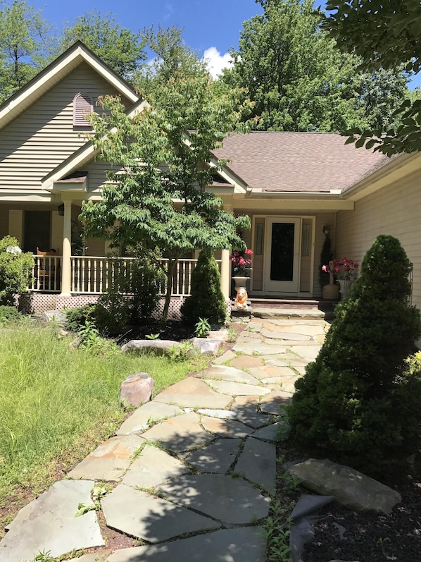 Front Entrance and porch