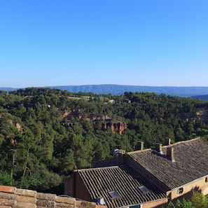 Blick von der Unterkunft