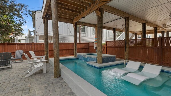 Khalee-sea Pool and Backyard