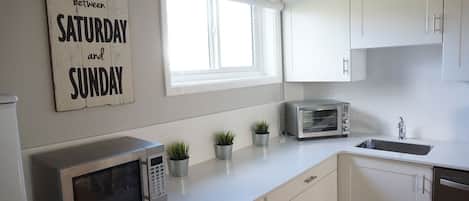 Kitchen is fully equipped for all your cooking needs