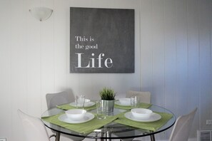 Cozy dining area