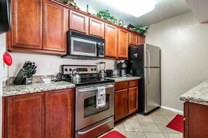 Kitchen with full sized appliances