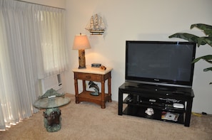 50" TV with DVD player and  a new Netgear real high speed internet/WiFi Modem 