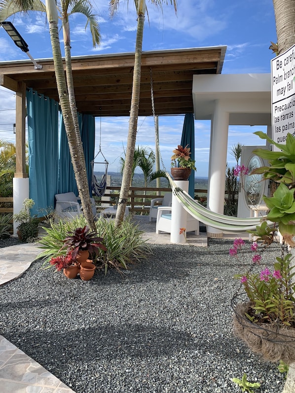 Hamaca y terraza