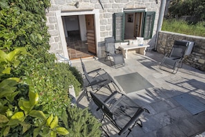 Private Terrace at Villa Ruza