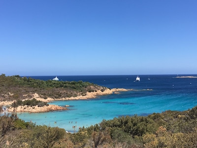 Beautiful apartment near the beach, beautiful veranda with a view