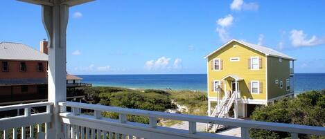 Gorgeous views of the clear blue waters of the Gulf.