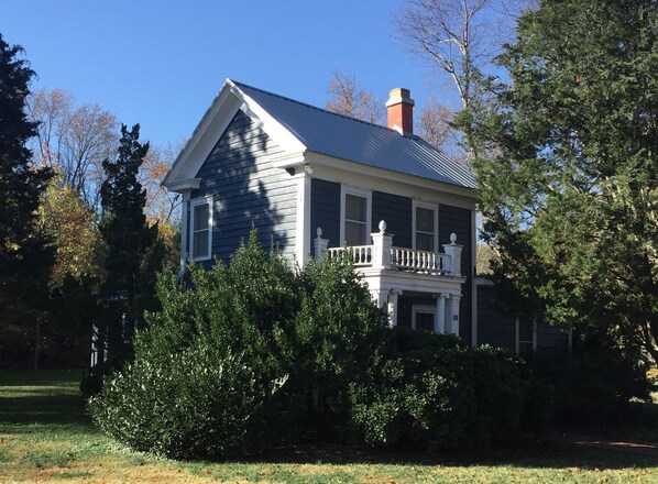 Welcome to the Blue House. It's walking distance to most everything in Irvington