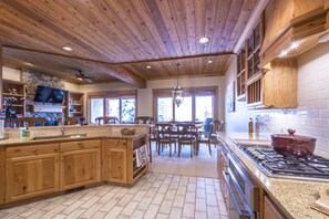 Spacious, well appointed kitchen
