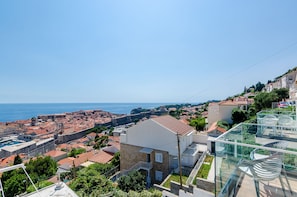Blick vom Balkon