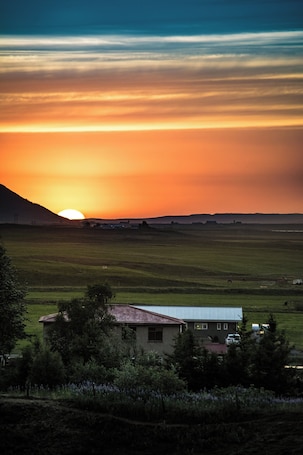 Vue depuis lâhĂ©bergement