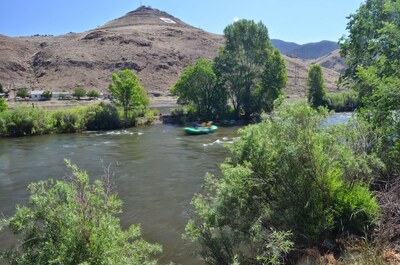 Arkansas River in your backyard. Put your boat in or fish from the shore. 