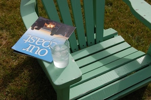 A cool drink, good book and warm sun.  It doesn't get any better.  