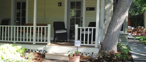 Amazingly inviting front porch for relaxing with coffee or a good book