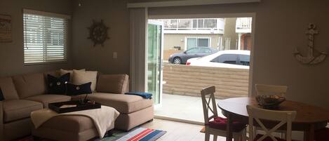 Living area with Bi-Fold door