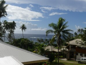 Vista a la playa o el mar