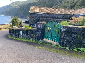 Exterior entrance to the house