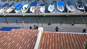 You can watch the world go by on the Marina walk below