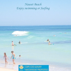 Swimming on Nauset Beach