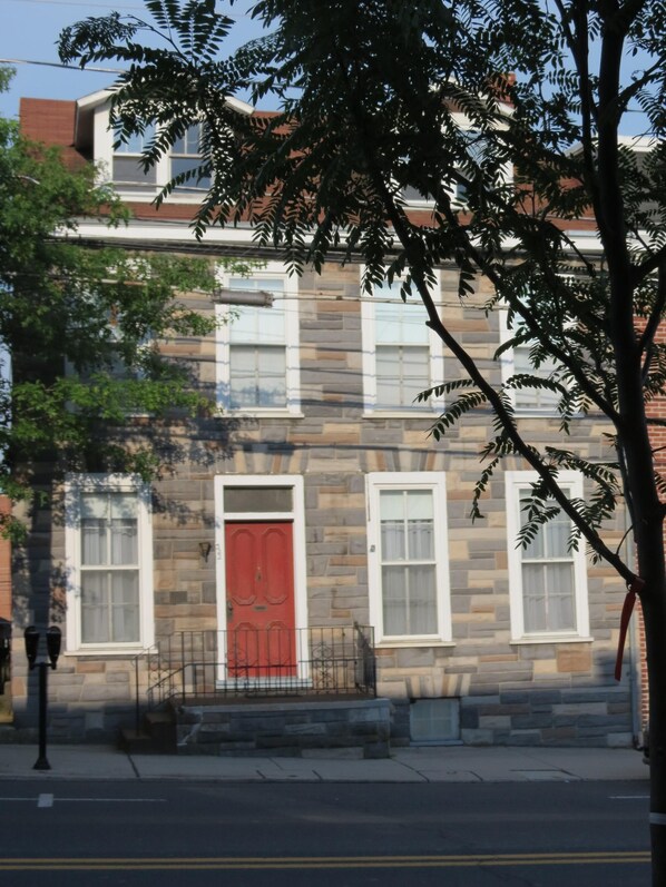 Front of The Red Door - 2nd Floor Apartment