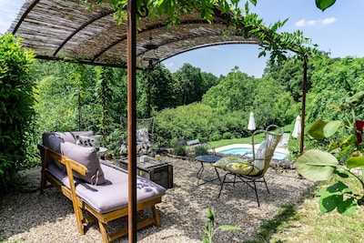 Le Frêne à La Maure. Casa rural romántica, de lujo y elegante en Dordoña