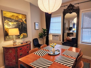 Fresh, Comfortable Dining Area