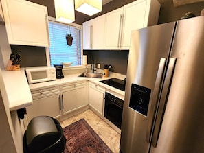 Newly Refreshed Kitchen, Compact Dishwasher in cabinet under Sink