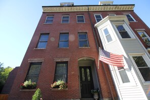 Located in a historic 1860 Boston Brick row house.  Fort Hill Inn,  Boston.  