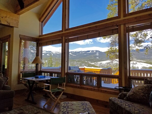 View from the Living Room at Alpine Vista Lodge