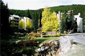 Outside - lovely in all seasons Winter Park CO Iron Horse Resort