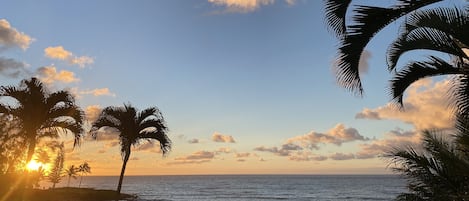 Sunrise right from the lanai!