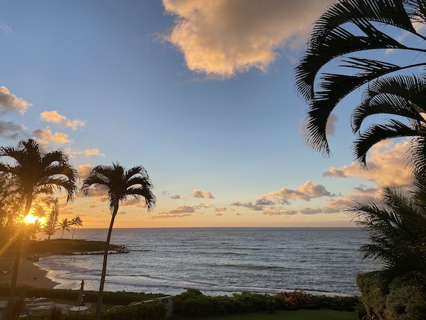 Sunrise right from the lanai!