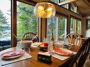 Kitchen table with seating for four