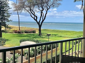 Enjoy beautiful ocean views from your private lanai