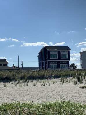 Sandcastle from the beach