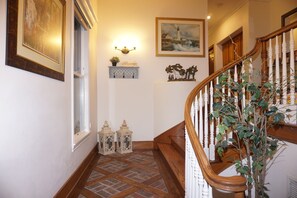 Large entryway by front door.