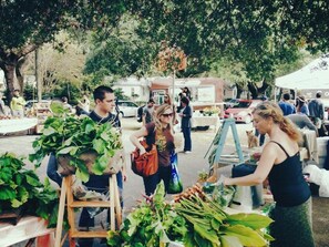 Sunday Brunch Farmers Market down the street 11-3 every Sunday weather permitting 