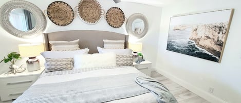 Huge Fan and luxury linens