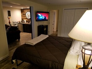 The view from 10 ft. Sliding Dual Barn Doors from your bedroom!