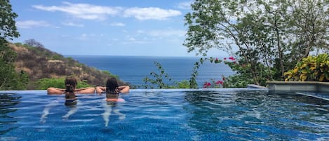 One of two infinity pools with spectacular ocean views