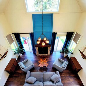 Loon Living Room Fireplace
