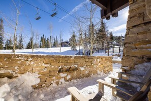 private patio - walk out and walk in
