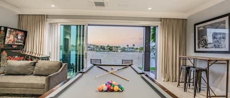 Game Room with a Sunset view....what more could you ask for?